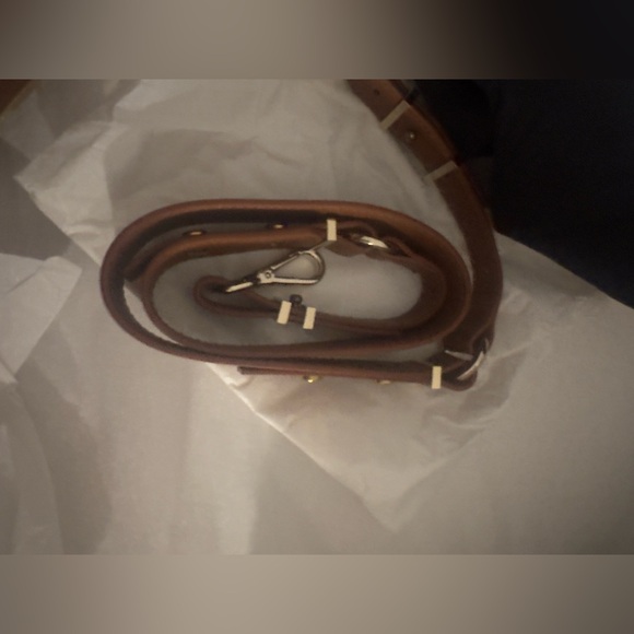 The Kooples saddle bag tan leather NWOT - Picture 14 of 16